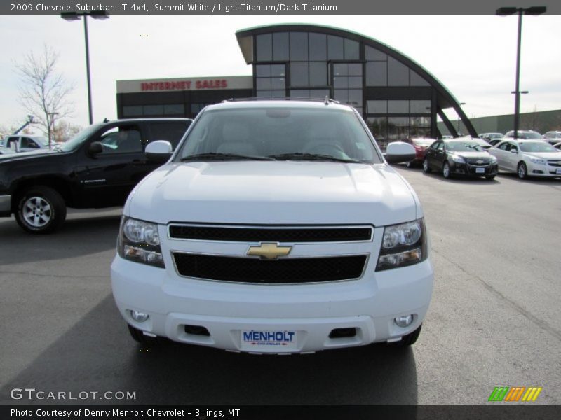Summit White / Light Titanium/Dark Titanium 2009 Chevrolet Suburban LT 4x4