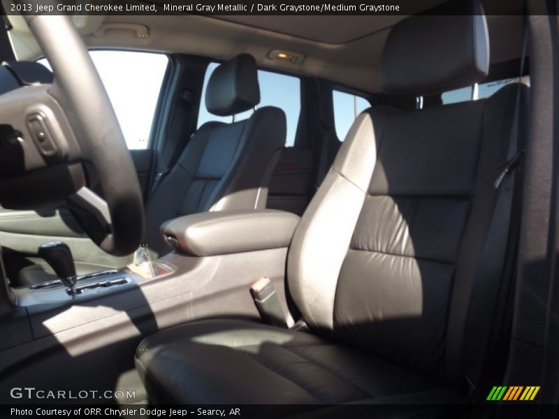 Mineral Gray Metallic / Dark Graystone/Medium Graystone 2013 Jeep Grand Cherokee Limited