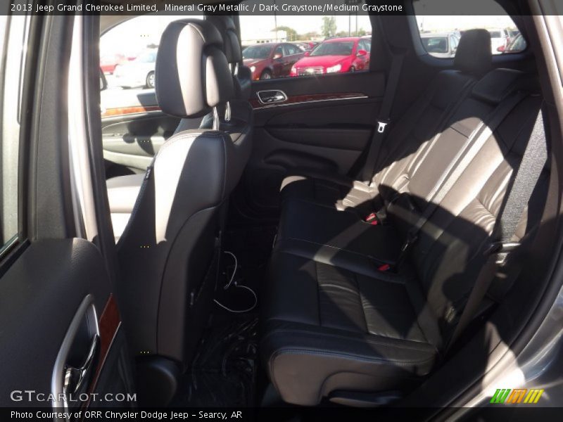Mineral Gray Metallic / Dark Graystone/Medium Graystone 2013 Jeep Grand Cherokee Limited