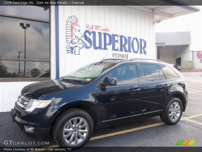 Dark Ink Blue Metallic / Charcoal 2008 Ford Edge SEL