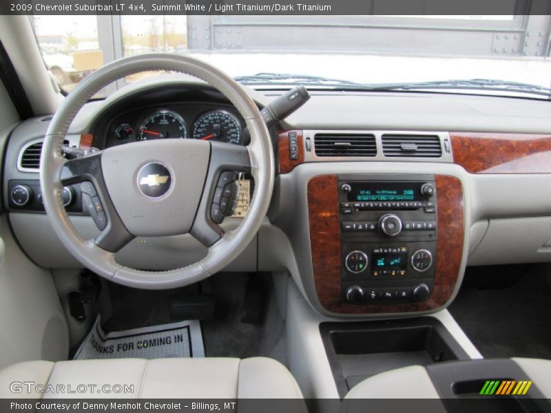 Summit White / Light Titanium/Dark Titanium 2009 Chevrolet Suburban LT 4x4