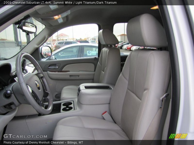 Summit White / Light Titanium/Dark Titanium 2009 Chevrolet Suburban LT 4x4