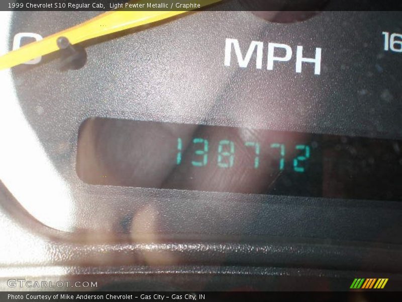 Light Pewter Metallic / Graphite 1999 Chevrolet S10 Regular Cab