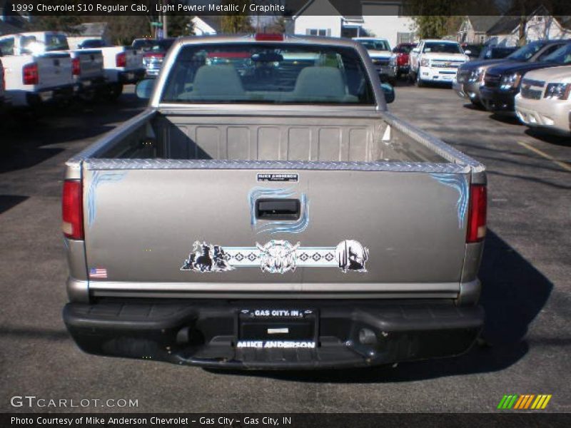 Light Pewter Metallic / Graphite 1999 Chevrolet S10 Regular Cab