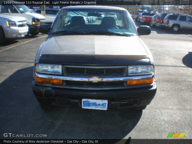 Light Pewter Metallic / Graphite 1999 Chevrolet S10 Regular Cab