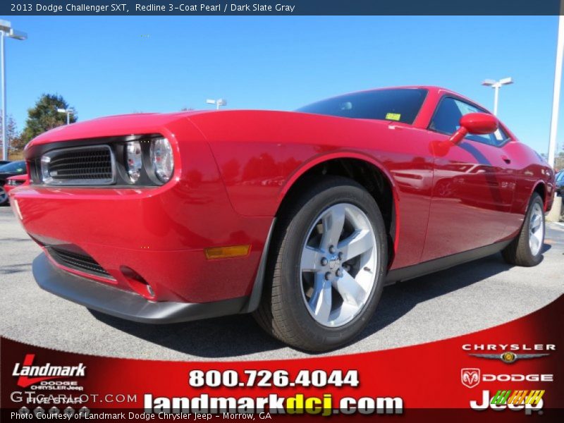 Redline 3-Coat Pearl / Dark Slate Gray 2013 Dodge Challenger SXT