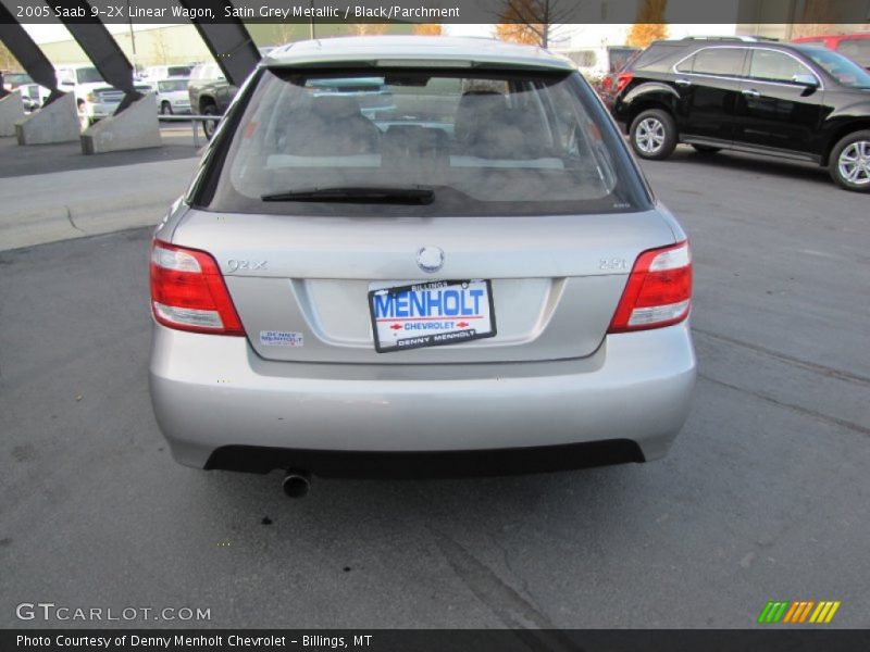 Satin Grey Metallic / Black/Parchment 2005 Saab 9-2X Linear Wagon