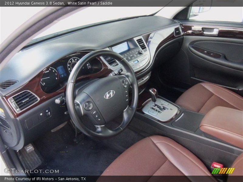 Saddle Interior - 2012 Genesis 3.8 Sedan 