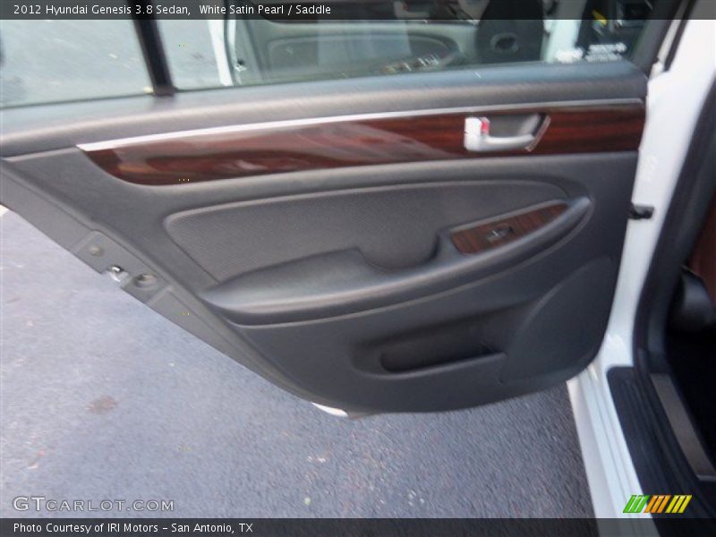 White Satin Pearl / Saddle 2012 Hyundai Genesis 3.8 Sedan