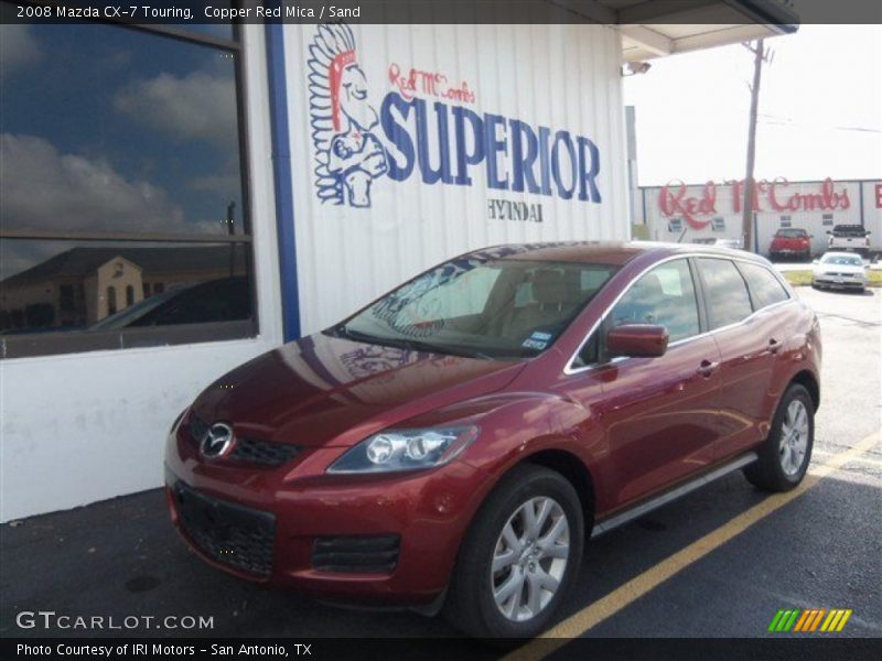 Copper Red Mica / Sand 2008 Mazda CX-7 Touring