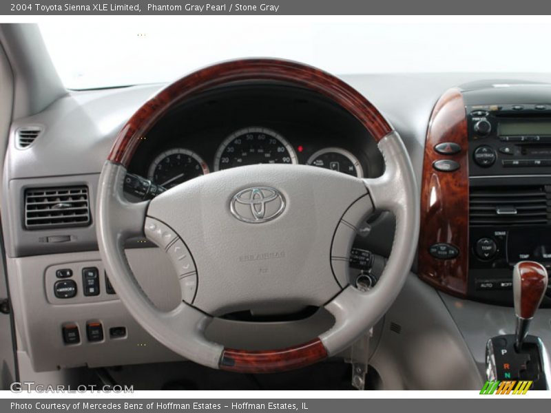 Phantom Gray Pearl / Stone Gray 2004 Toyota Sienna XLE Limited