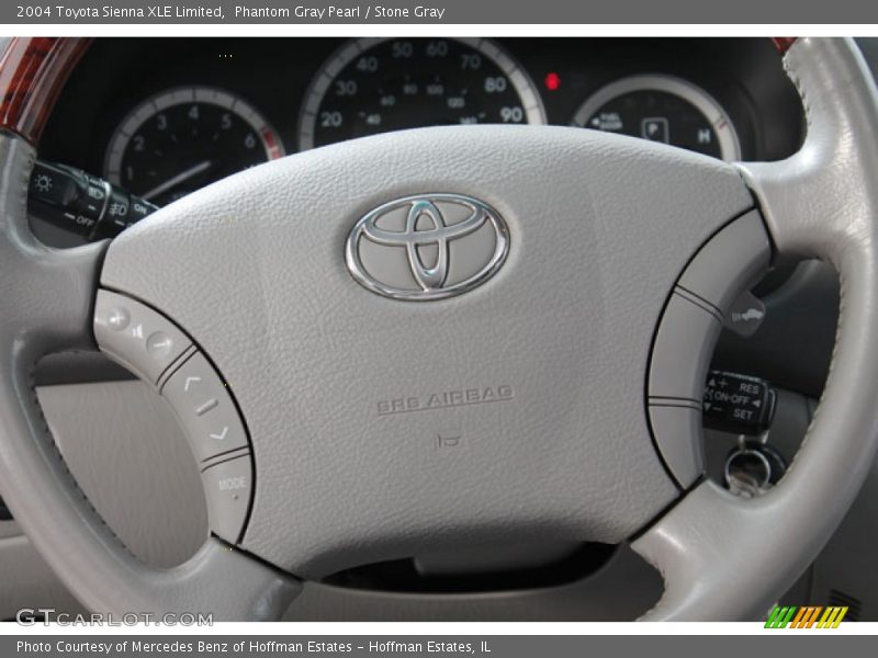 Phantom Gray Pearl / Stone Gray 2004 Toyota Sienna XLE Limited