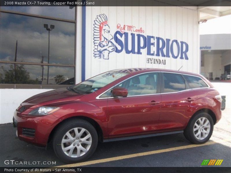 Copper Red Mica / Sand 2008 Mazda CX-7 Touring