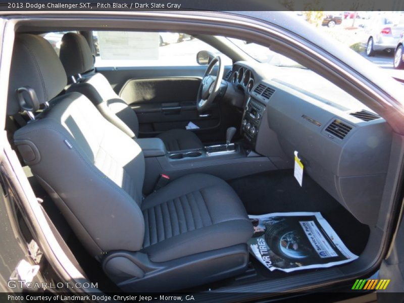 Pitch Black / Dark Slate Gray 2013 Dodge Challenger SXT