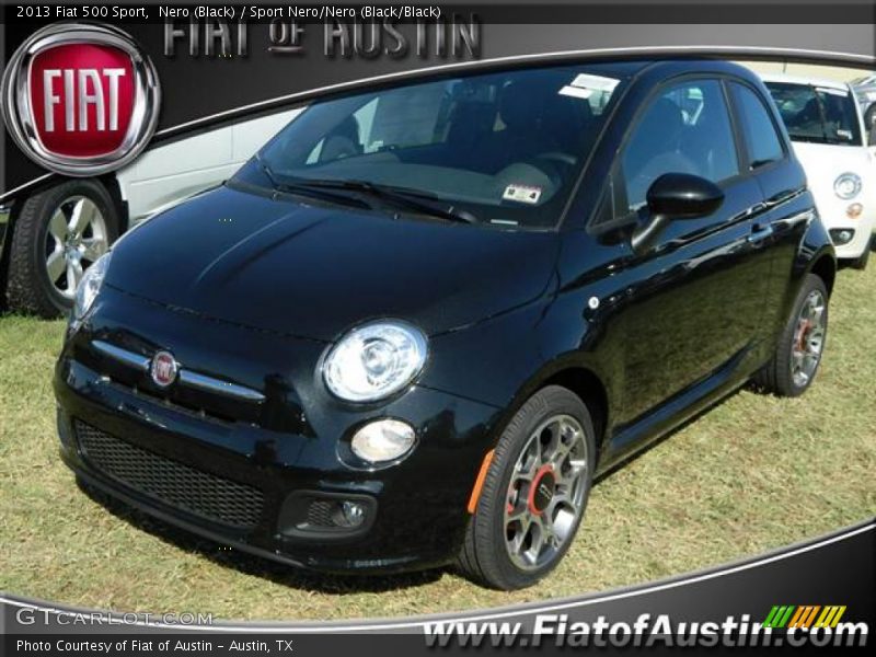 Nero (Black) / Sport Nero/Nero (Black/Black) 2013 Fiat 500 Sport