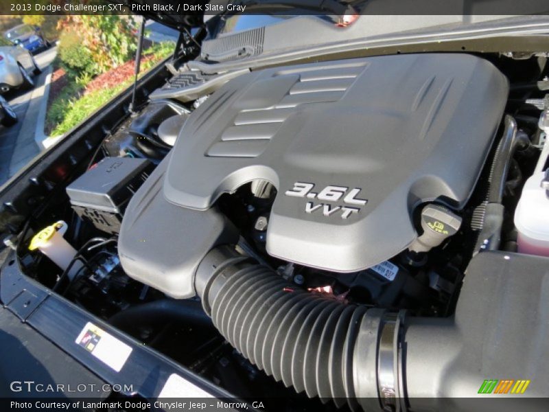 Pitch Black / Dark Slate Gray 2013 Dodge Challenger SXT