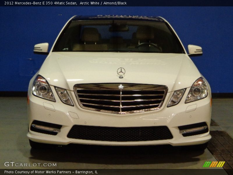 Arctic White / Almond/Black 2012 Mercedes-Benz E 350 4Matic Sedan