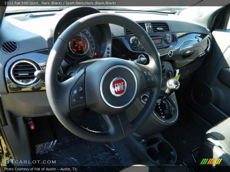Nero (Black) / Sport Nero/Nero (Black/Black) 2013 Fiat 500 Sport