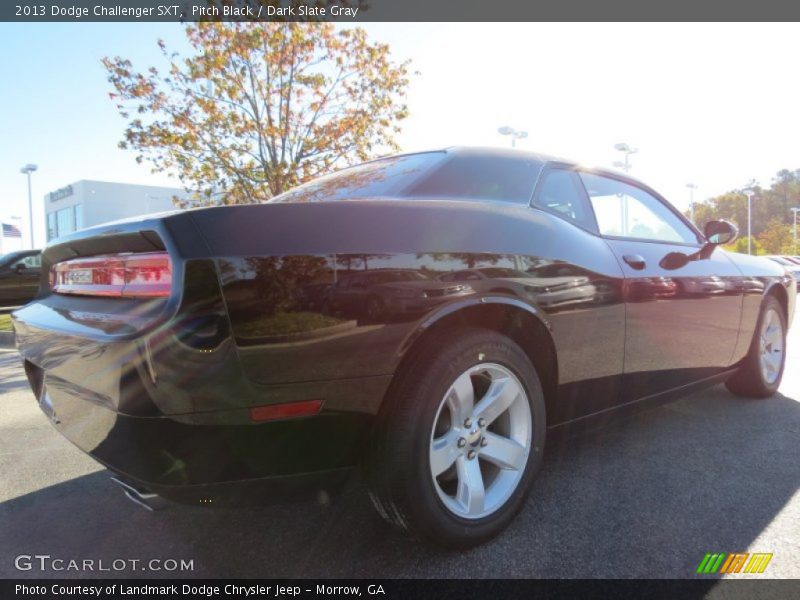 Pitch Black / Dark Slate Gray 2013 Dodge Challenger SXT