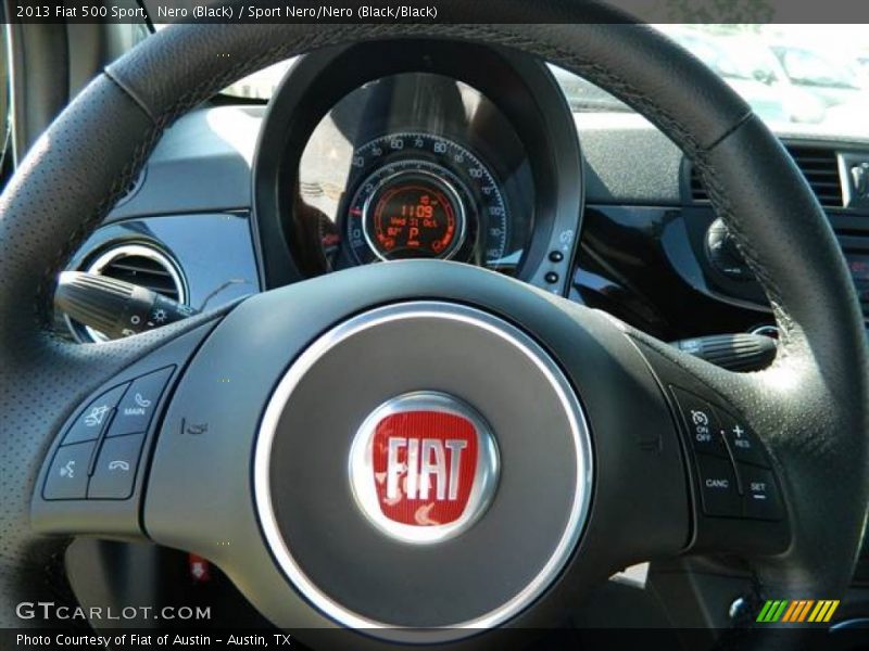 Nero (Black) / Sport Nero/Nero (Black/Black) 2013 Fiat 500 Sport