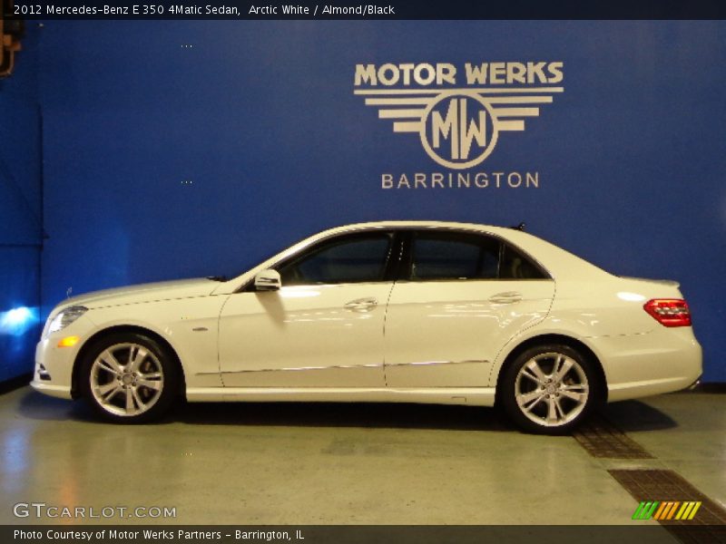 Arctic White / Almond/Black 2012 Mercedes-Benz E 350 4Matic Sedan