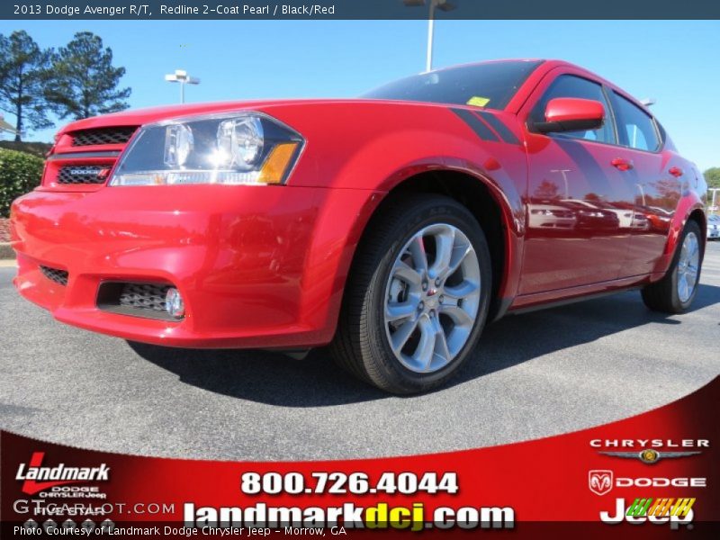Redline 2-Coat Pearl / Black/Red 2013 Dodge Avenger R/T