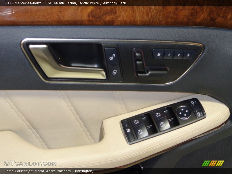 Arctic White / Almond/Black 2012 Mercedes-Benz E 350 4Matic Sedan