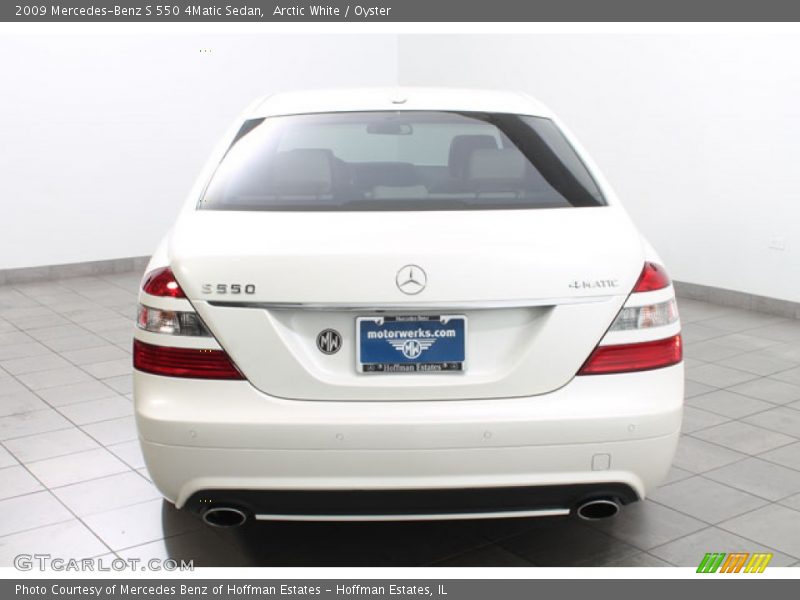 Arctic White / Oyster 2009 Mercedes-Benz S 550 4Matic Sedan