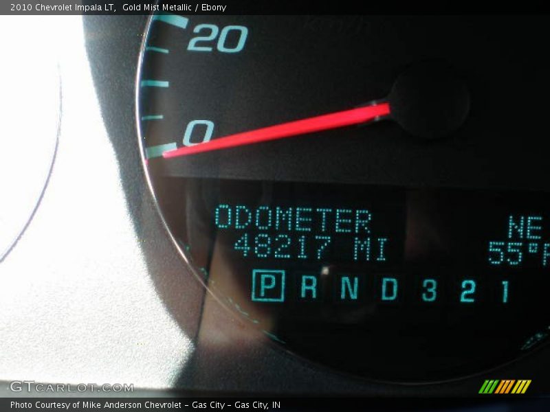 Gold Mist Metallic / Ebony 2010 Chevrolet Impala LT