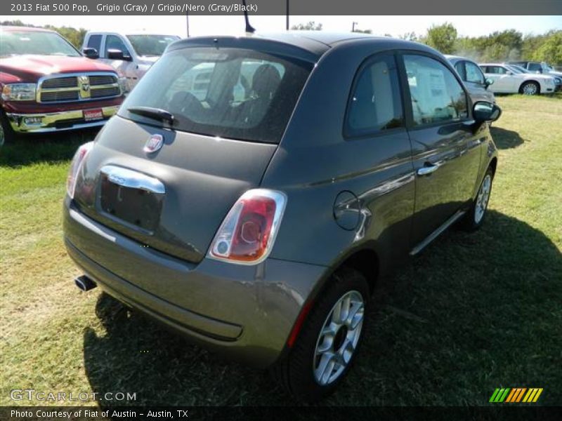 Grigio (Gray) / Grigio/Nero (Gray/Black) 2013 Fiat 500 Pop