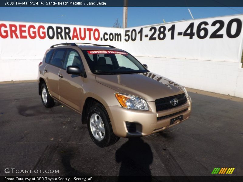 Sandy Beach Metallic / Sand Beige 2009 Toyota RAV4 I4