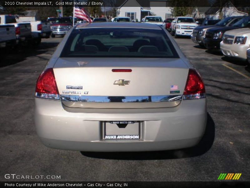 Gold Mist Metallic / Ebony 2010 Chevrolet Impala LT