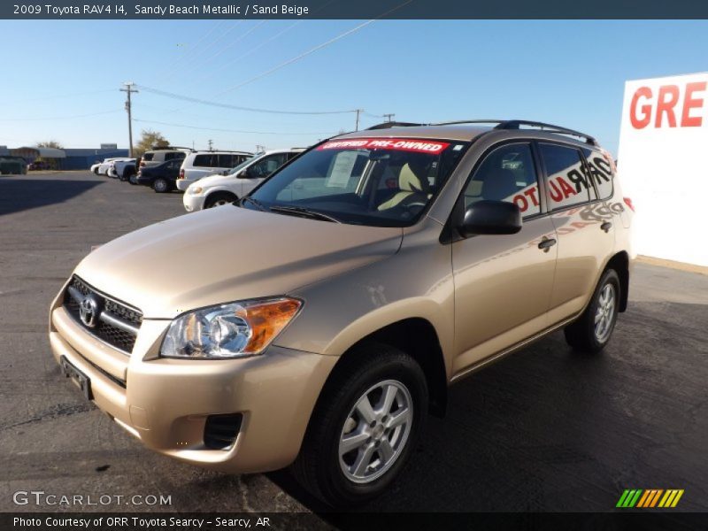 Sandy Beach Metallic / Sand Beige 2009 Toyota RAV4 I4