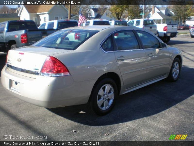 Gold Mist Metallic / Ebony 2010 Chevrolet Impala LT