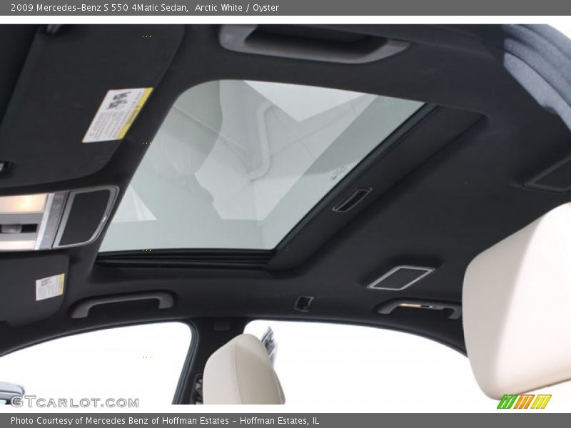 Arctic White / Oyster 2009 Mercedes-Benz S 550 4Matic Sedan