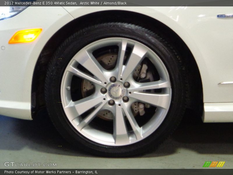 Arctic White / Almond/Black 2012 Mercedes-Benz E 350 4Matic Sedan