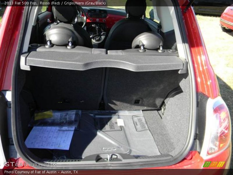 Rosso (Red) / Grigio/Nero (Gray/Black) 2013 Fiat 500 Pop