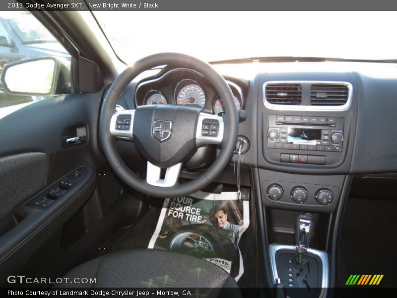 New Bright White / Black 2013 Dodge Avenger SXT