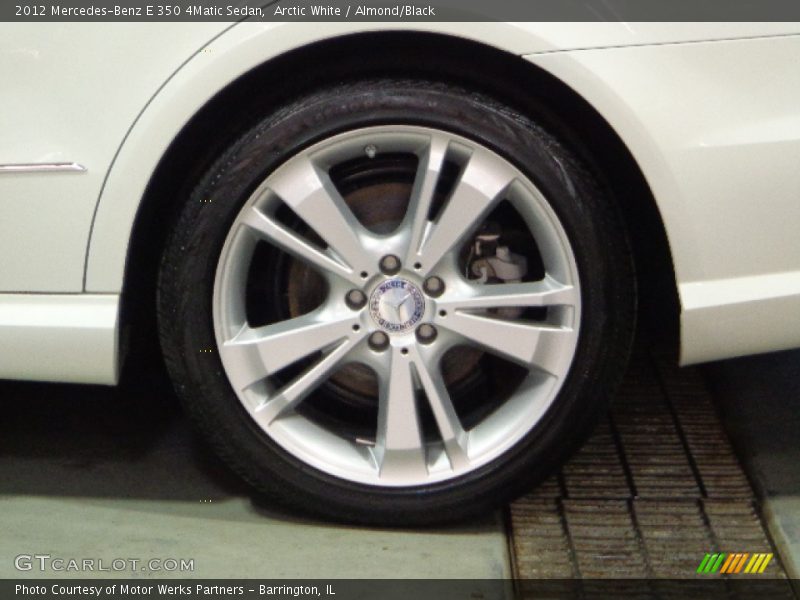 Arctic White / Almond/Black 2012 Mercedes-Benz E 350 4Matic Sedan