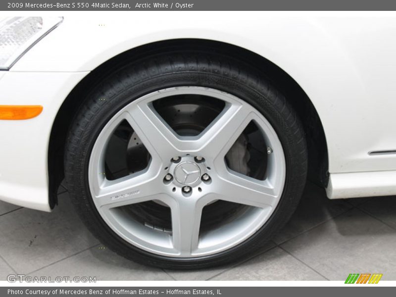 Arctic White / Oyster 2009 Mercedes-Benz S 550 4Matic Sedan