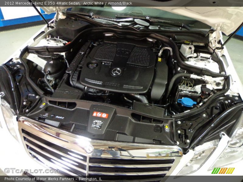 Arctic White / Almond/Black 2012 Mercedes-Benz E 350 4Matic Sedan