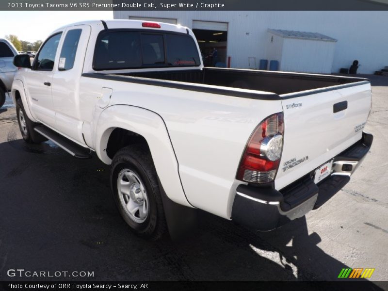 Super White / Graphite 2013 Toyota Tacoma V6 SR5 Prerunner Double Cab