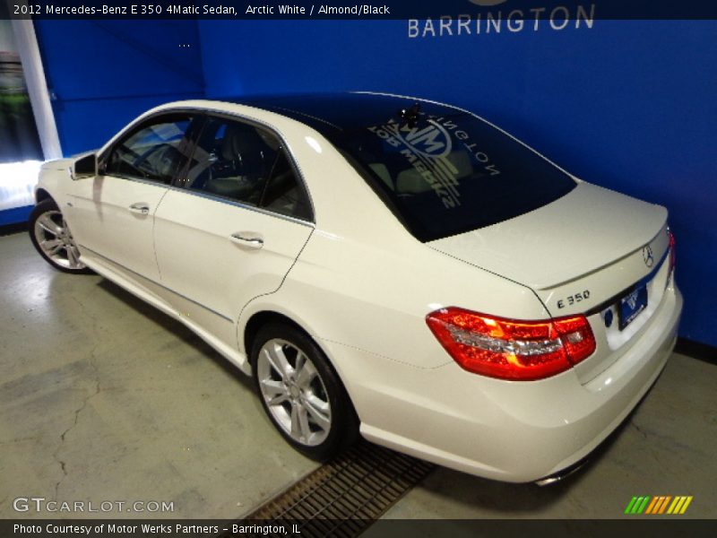 Arctic White / Almond/Black 2012 Mercedes-Benz E 350 4Matic Sedan