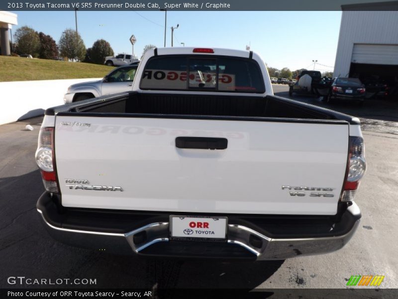 Super White / Graphite 2013 Toyota Tacoma V6 SR5 Prerunner Double Cab