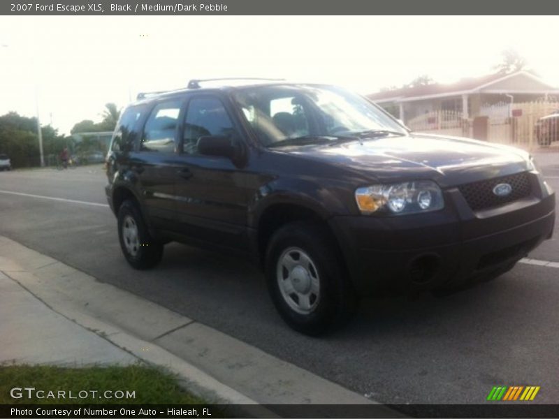 Black / Medium/Dark Pebble 2007 Ford Escape XLS