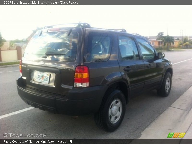 Black / Medium/Dark Pebble 2007 Ford Escape XLS