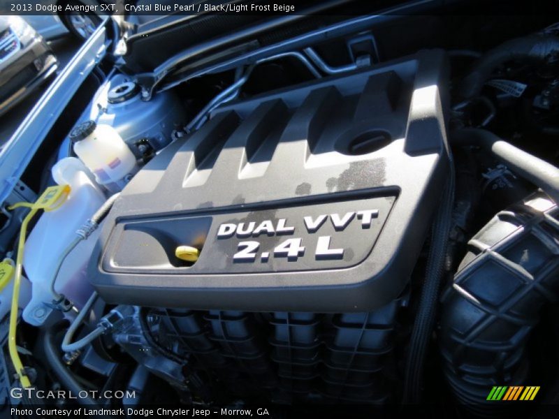 Crystal Blue Pearl / Black/Light Frost Beige 2013 Dodge Avenger SXT