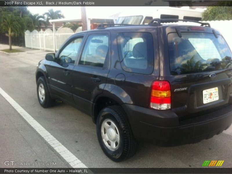 Black / Medium/Dark Pebble 2007 Ford Escape XLS