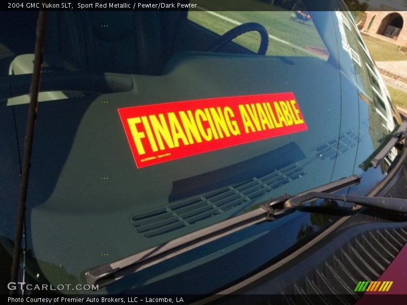 Sport Red Metallic / Pewter/Dark Pewter 2004 GMC Yukon SLT