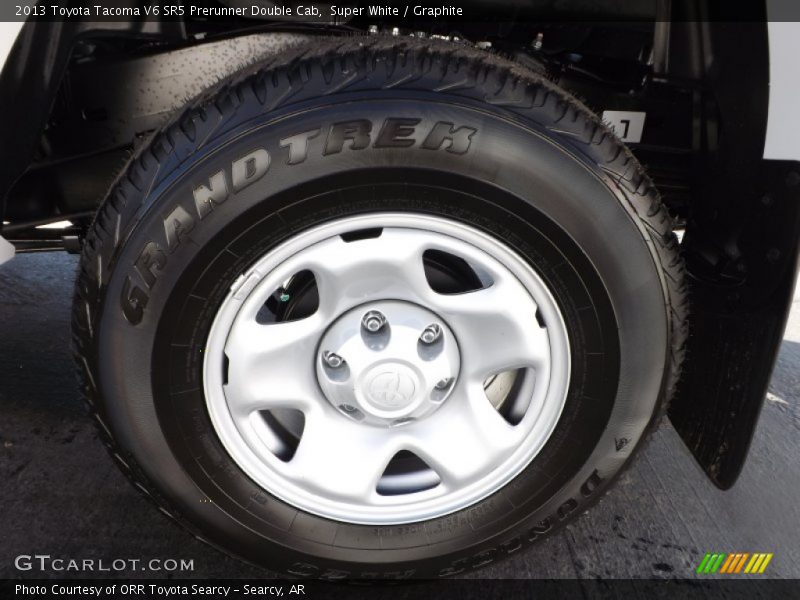 Super White / Graphite 2013 Toyota Tacoma V6 SR5 Prerunner Double Cab